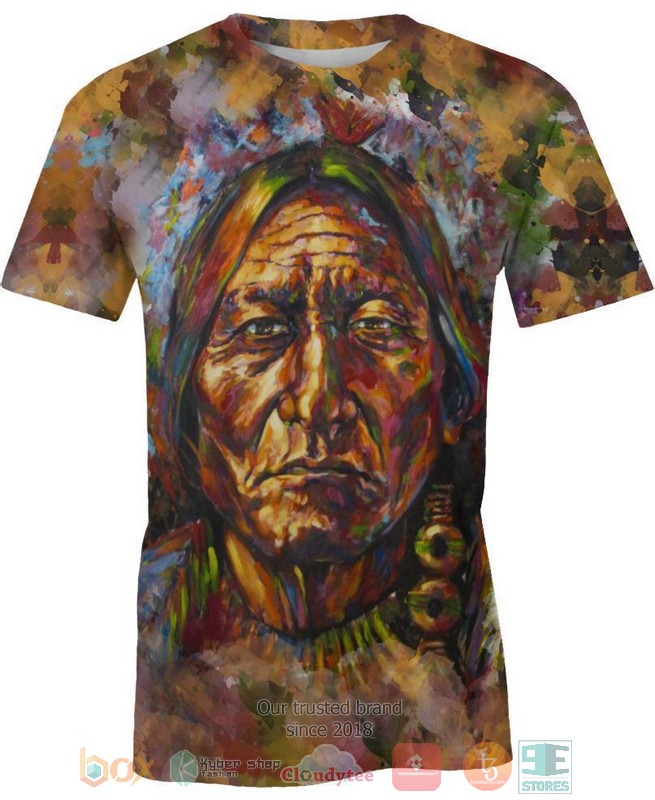 Native_Old_American_brown_3D_Shirt_Hoodie_1