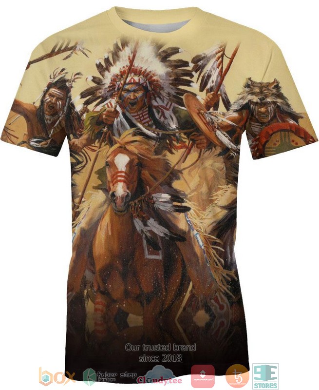 Native_Warrior_Battle_3D_Shirt_Hoodie_1