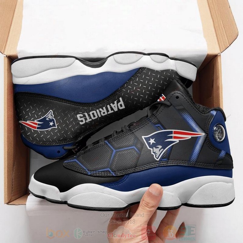 New_England_Patriots_Football_NFL_Air_Jordan_13_Shoes