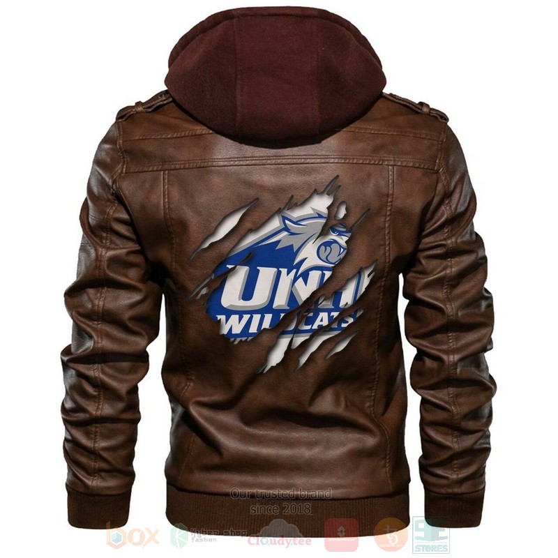 New_Hampshire_Wildcats_NCAA_Brown_Motorcycle_Leather_Jacket