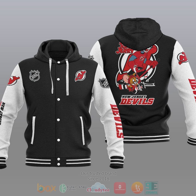 New_Jersey_Devils_NHL_Tom_And_Jerry_Baseball_Hoodie_Jacket