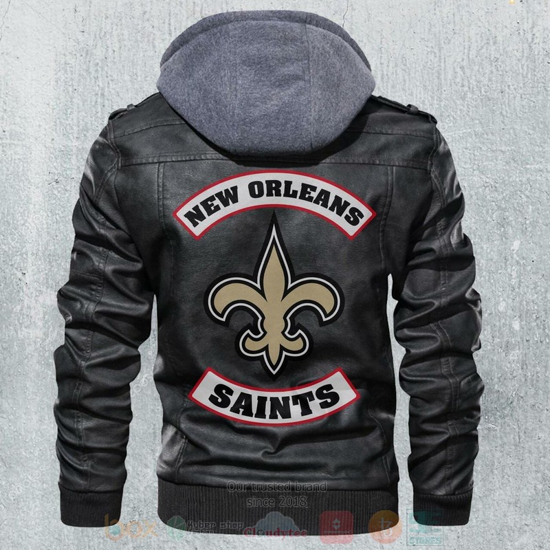 New_Orleans_Saints_NFL_Football_Motorcycle_Black_Leather_Jacket