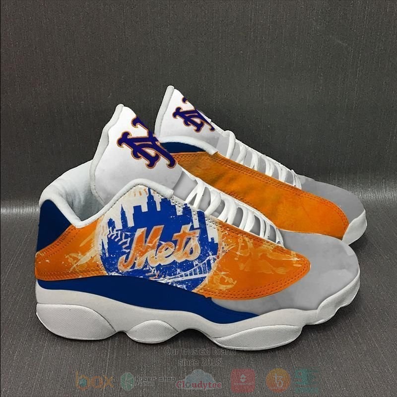 New_York_Mets_Football_MLB_Air_Jordan_13_Shoes