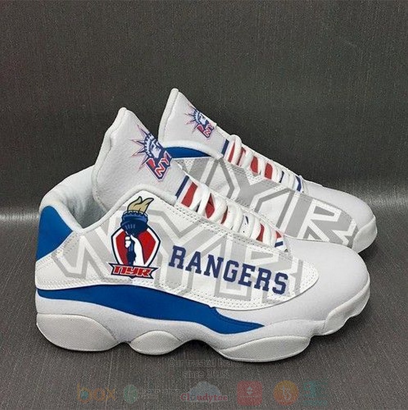 New_York_Rangers_NHL_Air_Jordan_13_Shoes