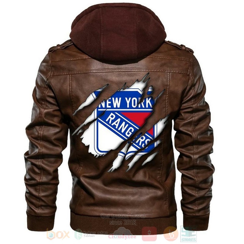 New_York_Rangers_NHL_Sons_of_Anarchy_Brown_Motorcycle_Leather_Jacket