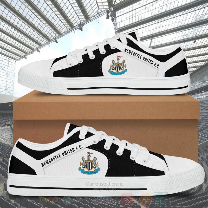 Newcastle_United_F.C._Black_White_Low_Top_Canvas_Shoes