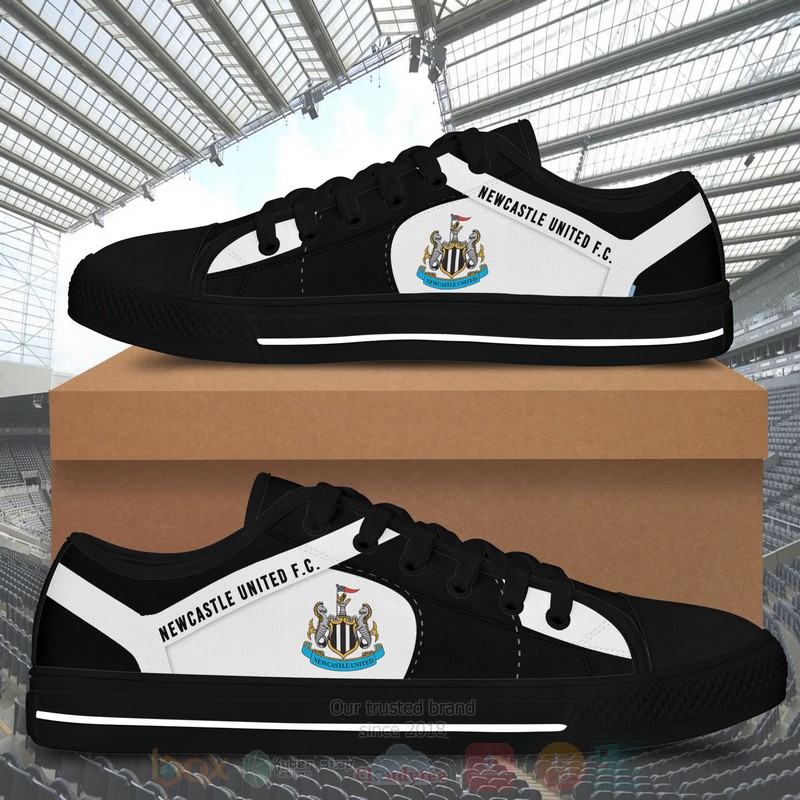 Newcastle_United_F.C._Black_White_Low_Top_Canvas_Shoes_1
