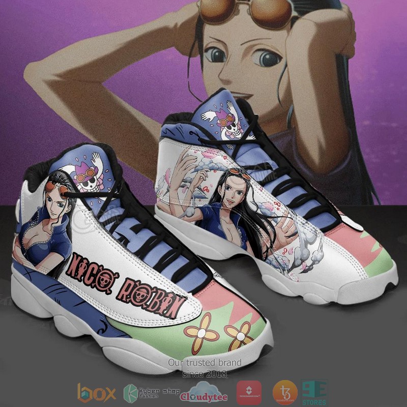 Nico_Robin_One_Piece_Anime_Air_Jordan_13_Sneaker_Shoes