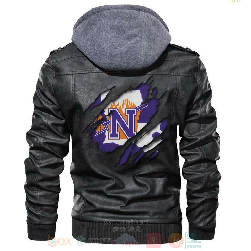 Northwestern_State_Demons_NCAA_Black_Motorcycle_Leather_Jacket