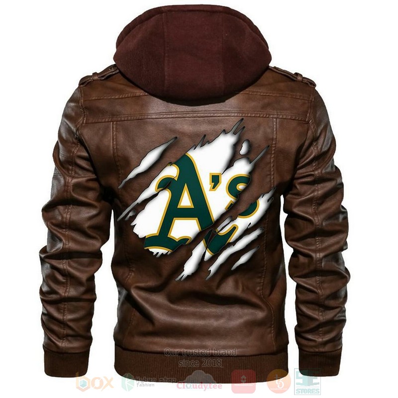 Oakland_Athletics_MLB_Baseball_Sons_of_Anarchy_Brown_Motorcycle_Leather_Jacket