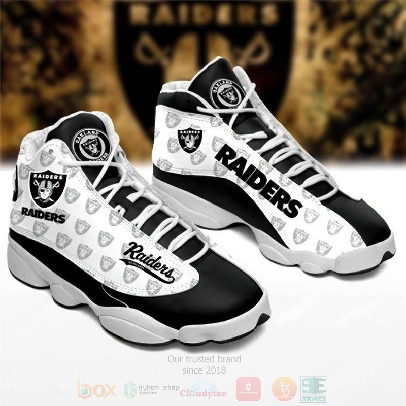 Oakland_Raiders_Football_NFL_Air_Jordan_13_Shoes