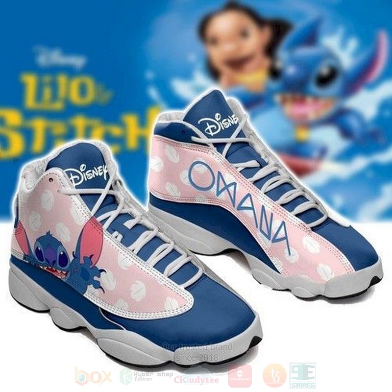 Ohana_Lilo_N_Stitch_Tennis_Air_Jordan_13_Shoes