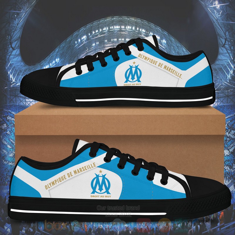 Olympique_De_Marseille_Black_White_Low_Top_Canvas_Shoes