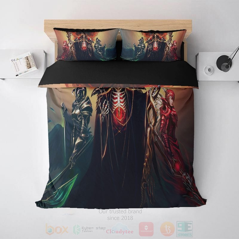 Overlord_Ainz_Ooal_Gown_Albedo_Overlords_Knight_Armor_Bedding_Set