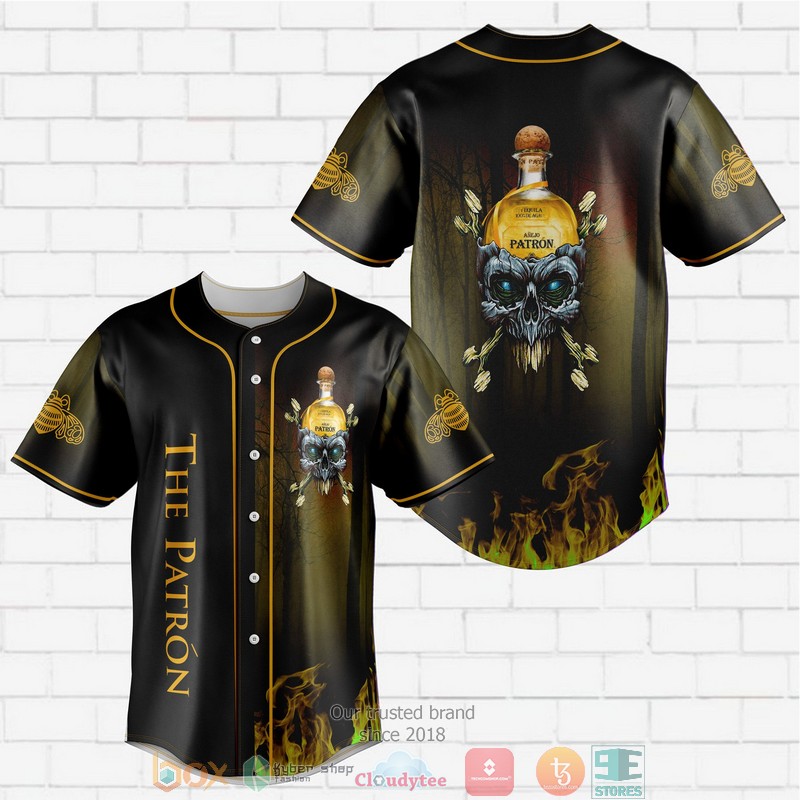 Patron_Tequila_Flame_Skull_Baseball_Jersey