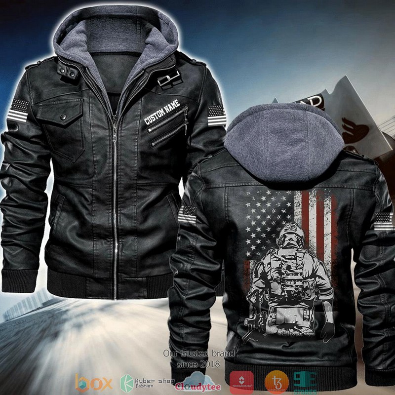 Personalized_American_Flag_Soldier_Battlefield_custom_Leather_Jacket