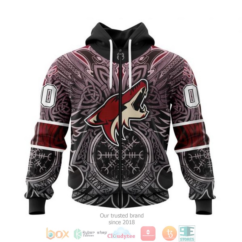 Personalized_Arizona_Coyotes_NHL_Norse_Viking_Symbols_custom_3D_shirt_hoodie_1