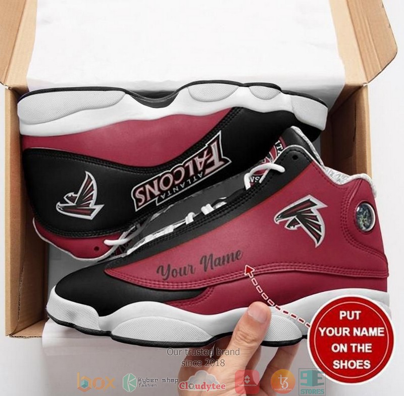 Personalized_Atlanta_Falcons_NFL_big_logo_Football_Team_10_Air_Jordan_13_Sneaker_Shoes