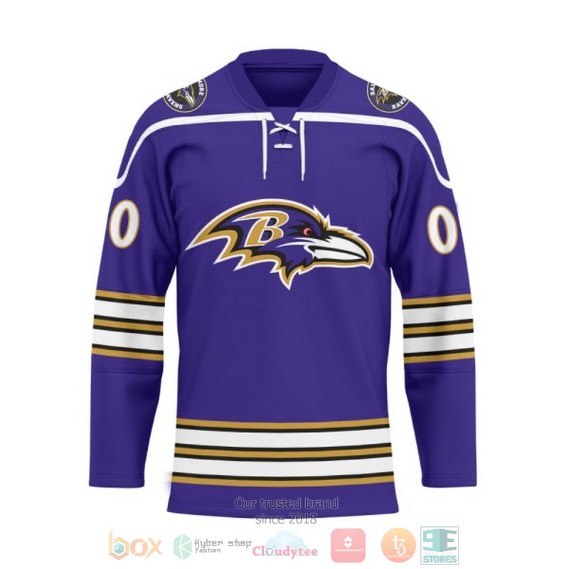 Personalized_Baltimore_Ravens_NFL_Custom_Hockey_Jersey_1