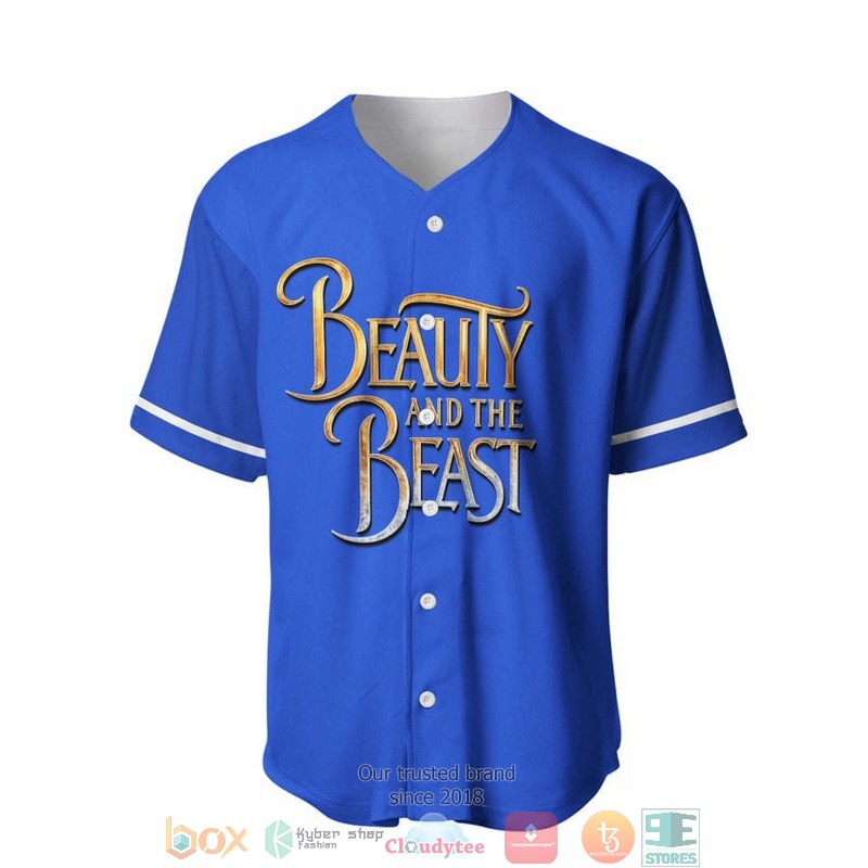 Personalized_Beauty_And_The_Beast_Blue_Baseball_Jersey_1