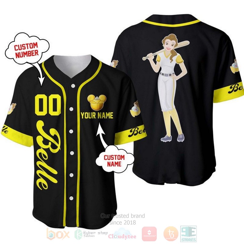 Personalized_Belle_Beauty__The_Beast_Disney_Princess_All_Over_Print_Black_Baseball_Jersey