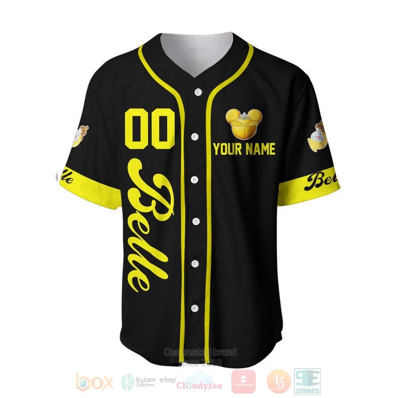 Personalized_Belle_Beauty__The_Beast_Disney_Princess_All_Over_Print_Black_Baseball_Jersey_1