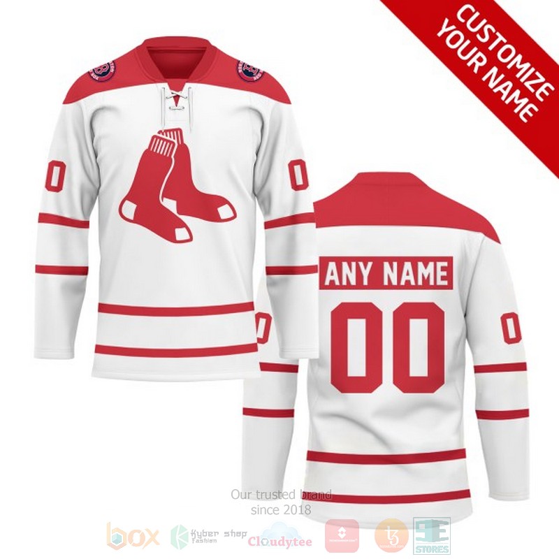 Personalized_Boston_Red_Sox_MLB_custom_Hockey_Jersey