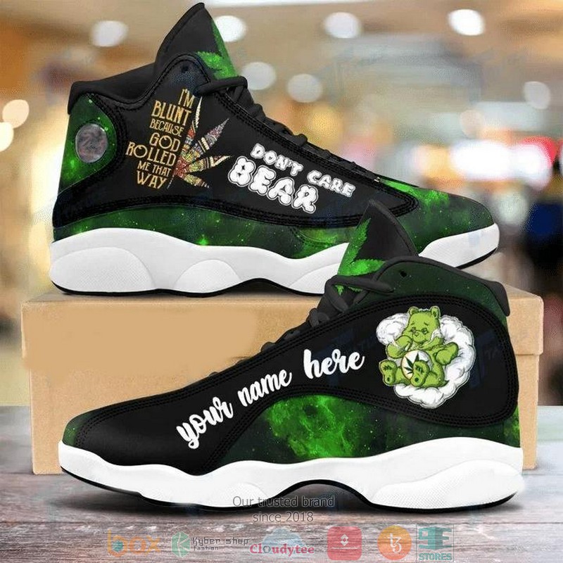 Personalized_Cannabis_Weed_Dont_Care_Bear_ver4_Air_Jordan_13_Sneaker_Shoes