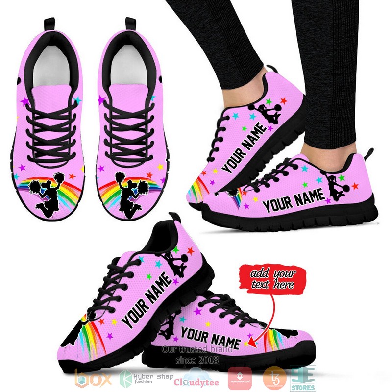 Personalized_Cheerleading_Rainbow_Star_Sneaker_Shoes