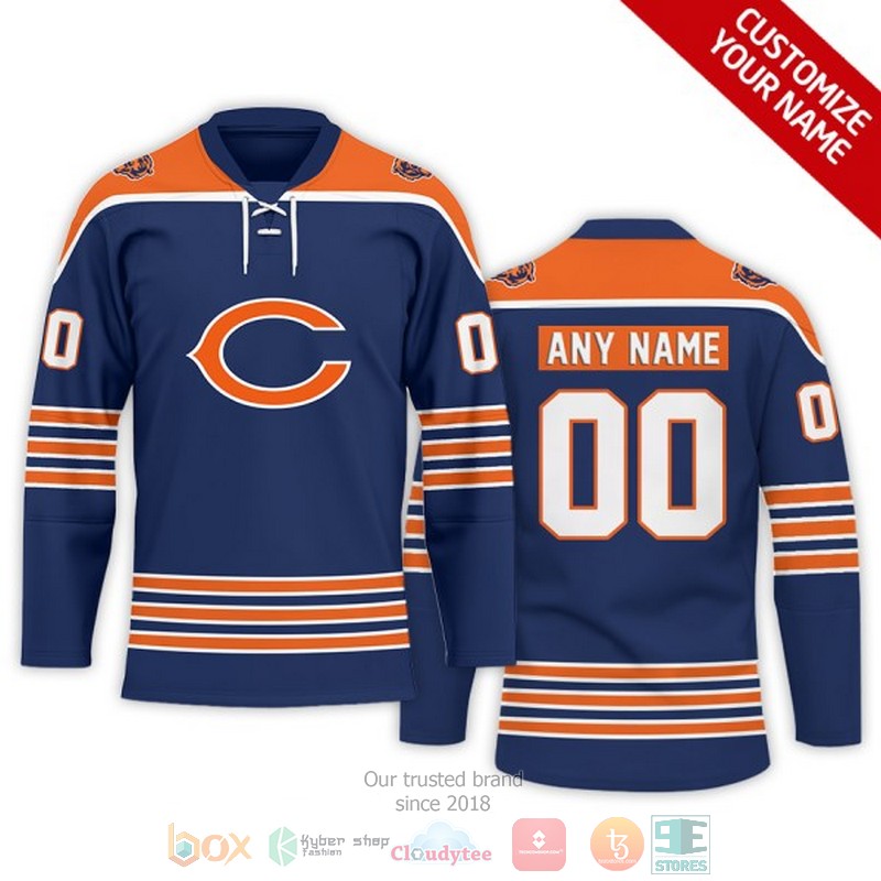 Personalized_Chicago_Bears_NFL_Custom_Hockey_Jersey