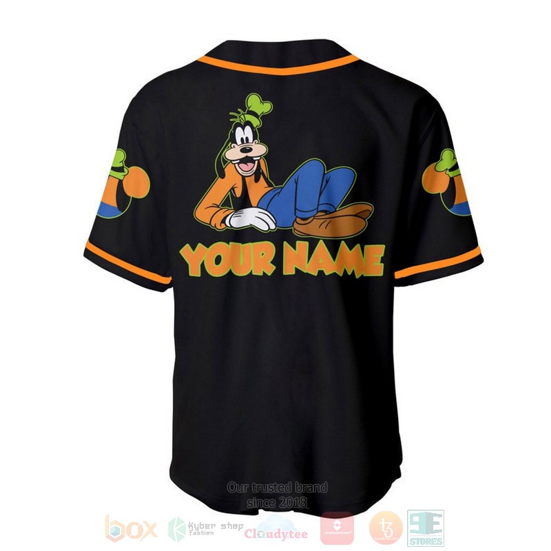 Personalized_Chilling_Goofy_Dog_Disney_All_Over_Print_Black_Baseball_Jersey_1