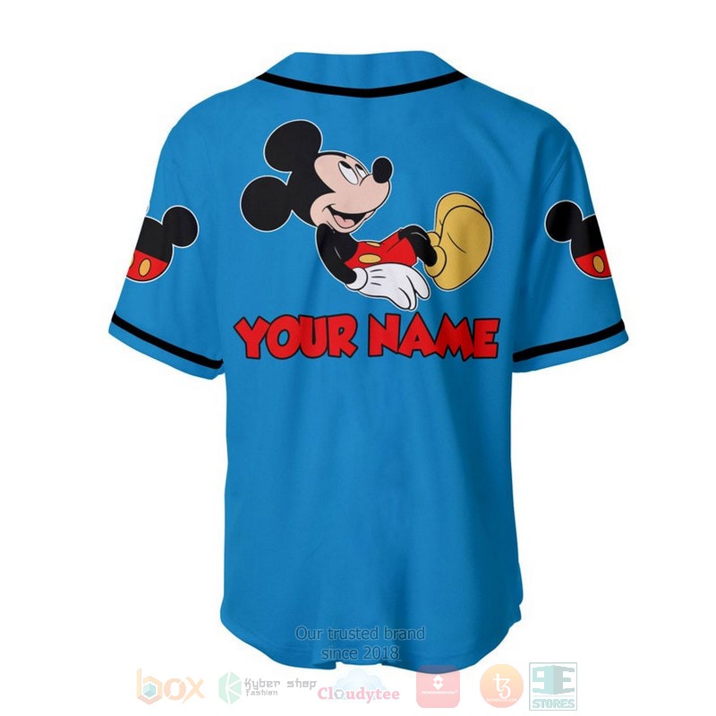 Personalized_Chilling_Mickey_Mouse_Disney_All_Over_Print_Blue_Baseball_Jersey_1