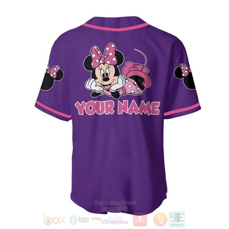 Personalized_Chilling_Minnie_Mouse_Disney_All_Over_Print_Purple_Baseball_Jersey_1
