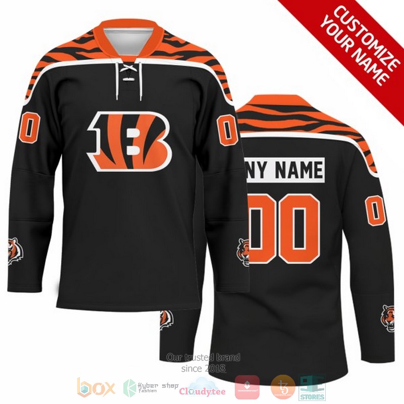 Personalized_Cincinnati_Bengals_NFL_Custom_Hockey_Jersey
