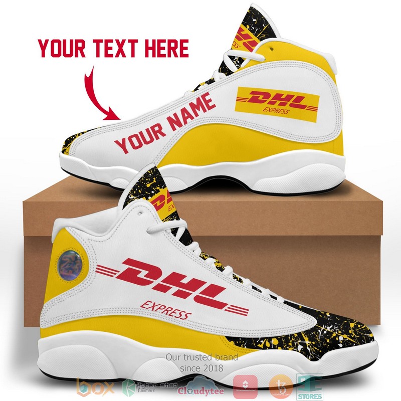 Personalized_DHL_Color_Plash_Air_Jordan_13_Sneaker_Shoes