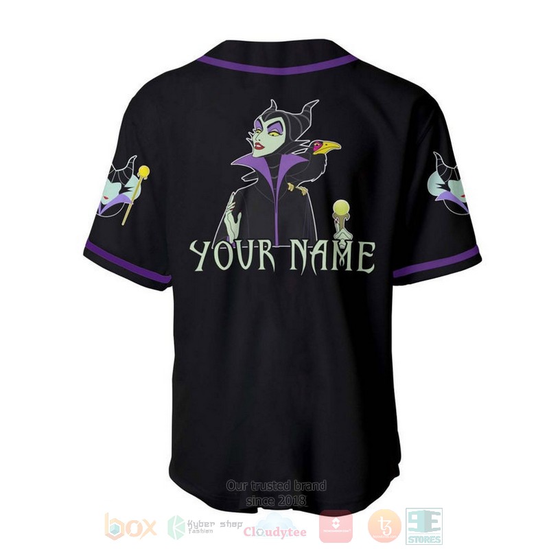 Personalized_Evil_Queen_Maleficent_Disney_All_Over_Print_Black_Baseball_Jersey_1