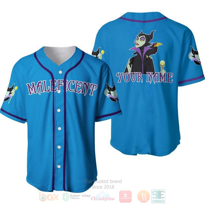 Personalized_Evil_Queen_Maleficent_Disney_All_Over_Print_Blue_Baseball_Jersey