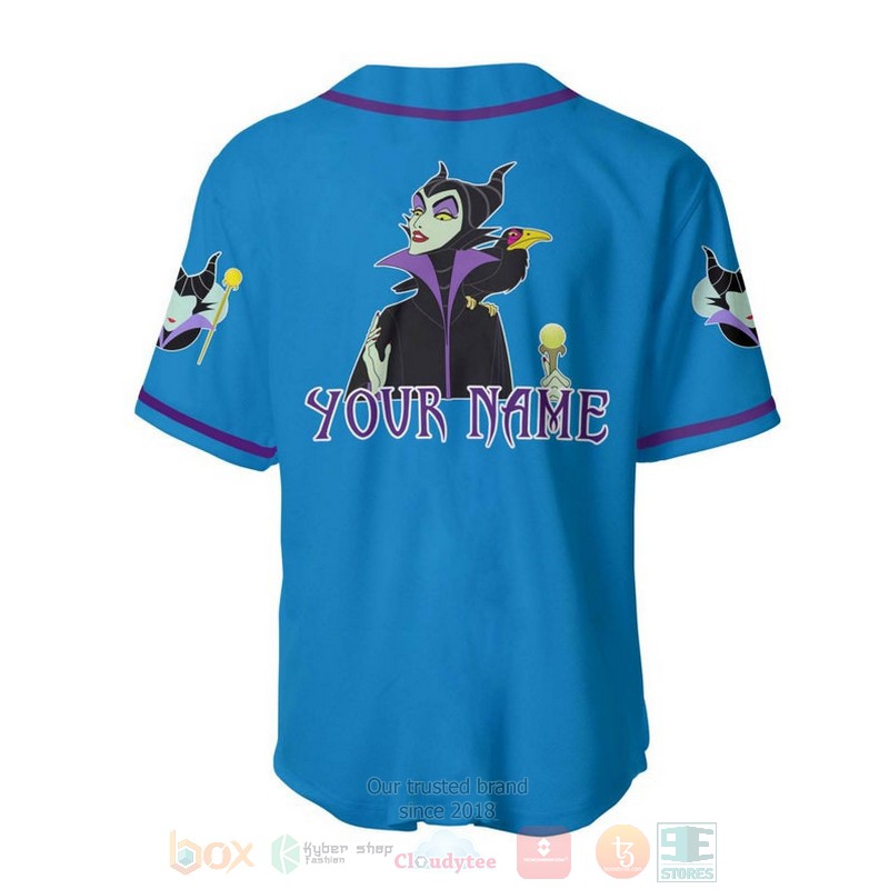 Personalized_Evil_Queen_Maleficent_Disney_All_Over_Print_Blue_Baseball_Jersey_1