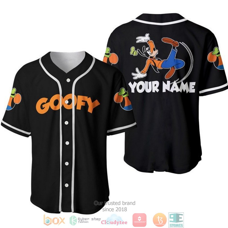 Personalized_Funny_Goofy_Dog_Black_Baseball_Jersey