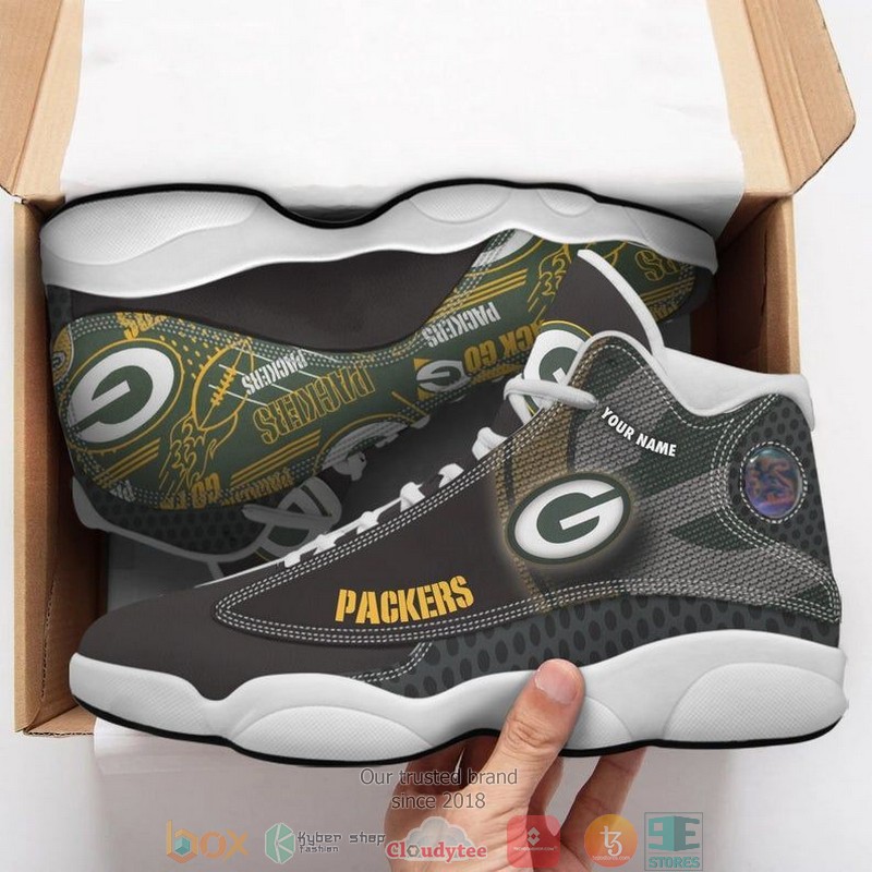 Personalized_Green_Bay_Packers_NFL_team_6_Air_Jordan_13_Sneaker_Shoes
