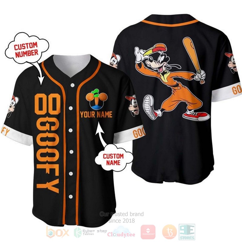 Personalized_Happy_Goofy_Dog_Disney_All_Over_Print_Black_Baseball_Jersey