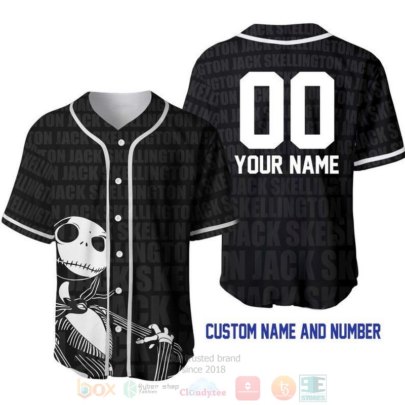 Personalized_Jack_Skellington_All_Over_Print_Black_Baseball_Jersey