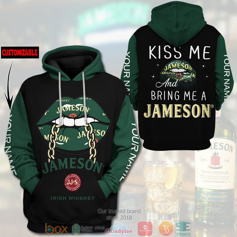 Personalized_Lip_Kiss_me_and_bring_me_a_Jameson_custom_3D_Shirt_Hoodie