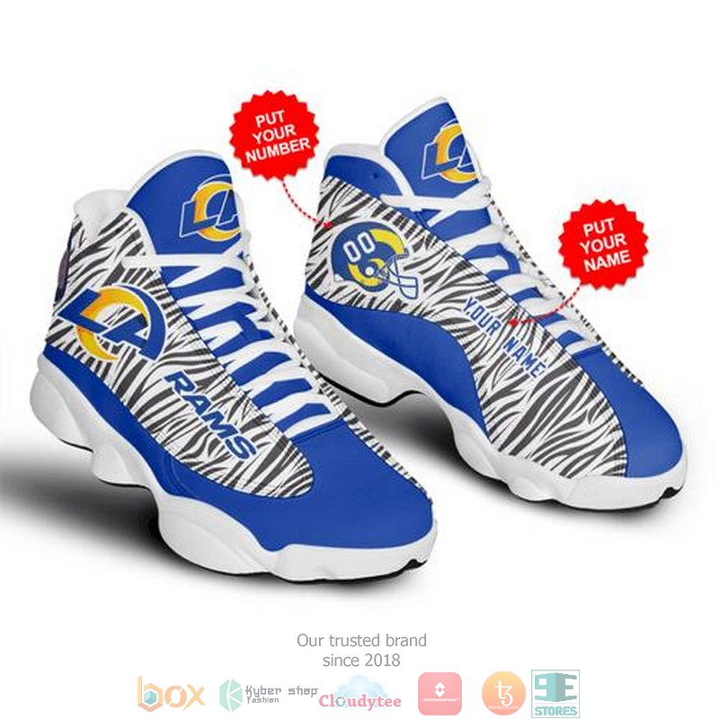 Personalized_Los_Angeles_Rams_NFL_teams_football_big_logo_30_gift_Air_Jordan_13_Sneaker_Shoes