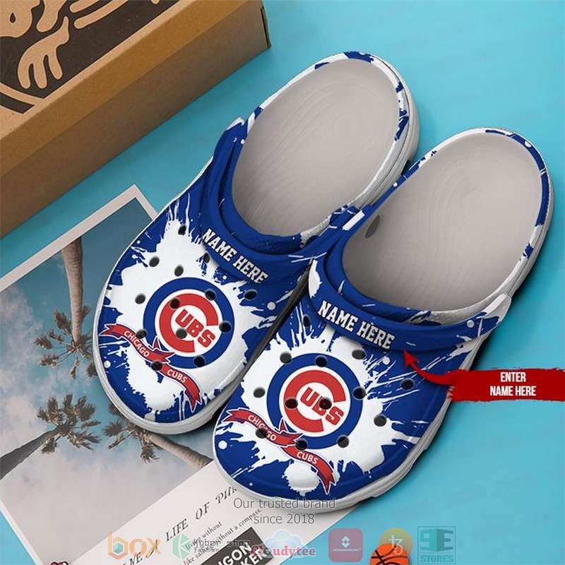 Personalized_MLB_Chicago_Cubs_Blue_White_Crocs_Crocband_Clog_1