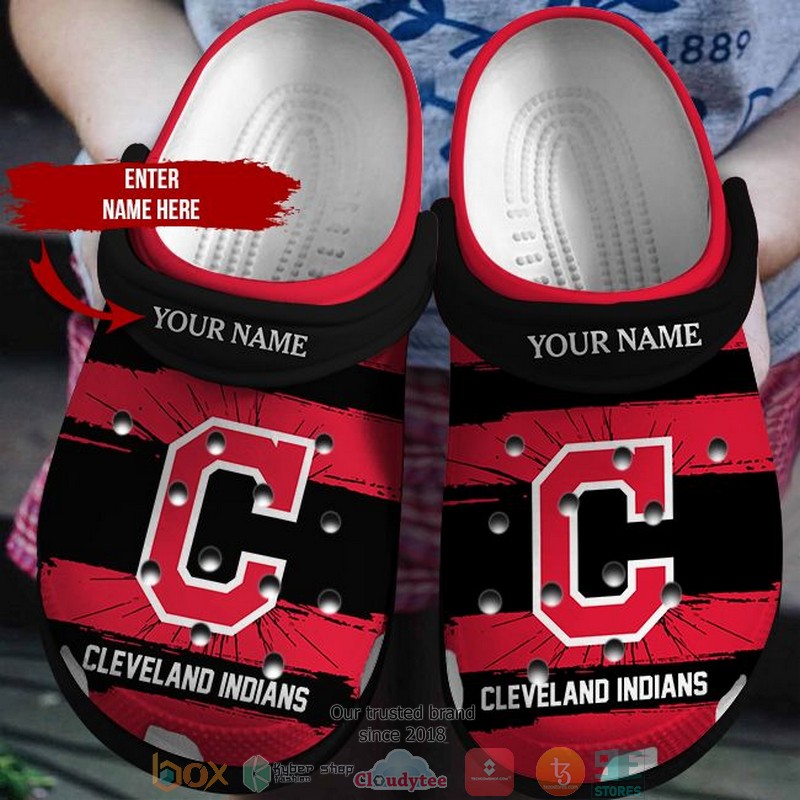 Personalized_MLB_Cleveland_Indians_Crocs_Crocband_Clog