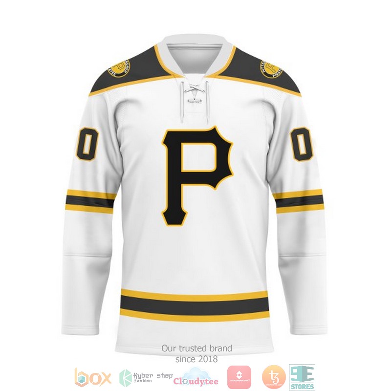 Personalized_MLB_Pittsburgh_Pirates_White_Custom_Hockey_Jersey_1
