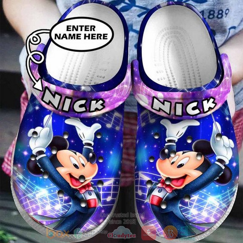 Personalized_Mickey_Mouse_Magician_custom_Crocband_Clog