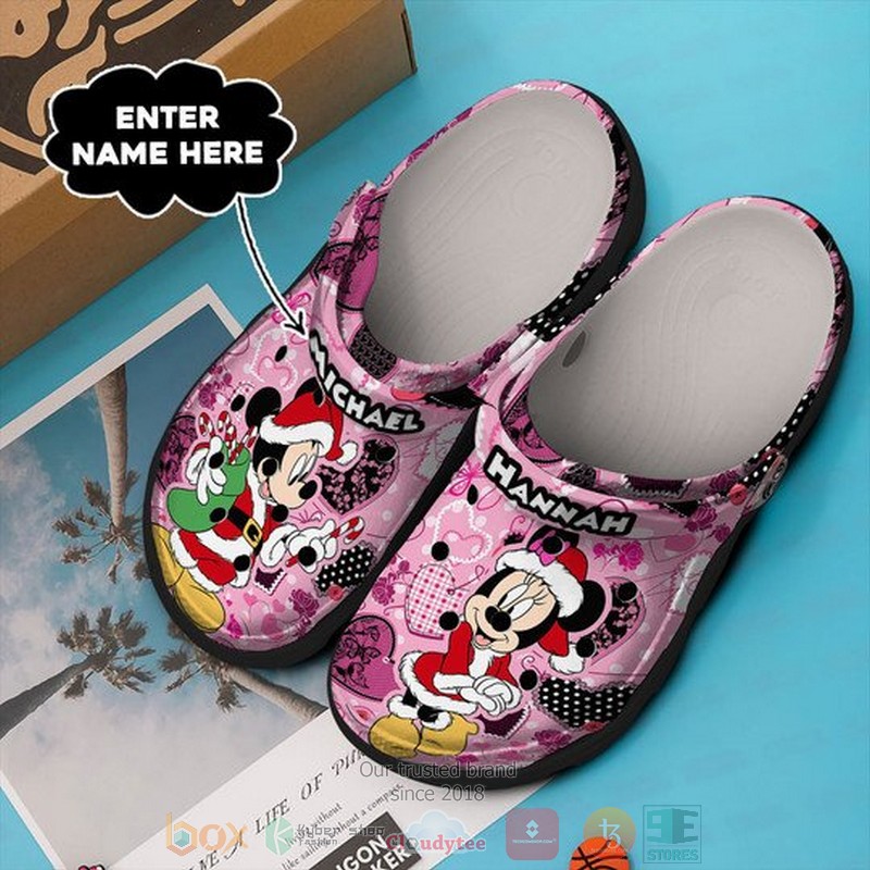 Personalized_Mickey_Mouse_Minnie_Mouse_Christmas_custom_Crocband_Clog_1