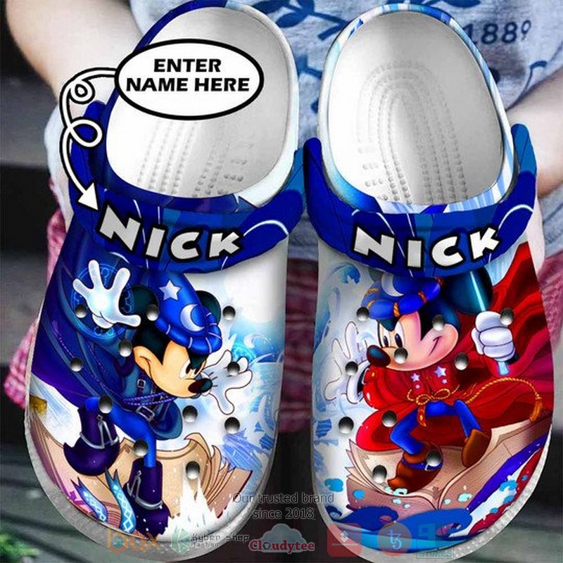 Personalized_Mickey_Mouse_wizard_hat_custom_Crocband_Clog